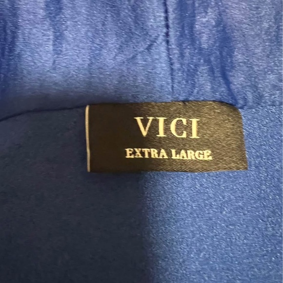 VICI Royal blue wrap skirt - Picture 5 of 5